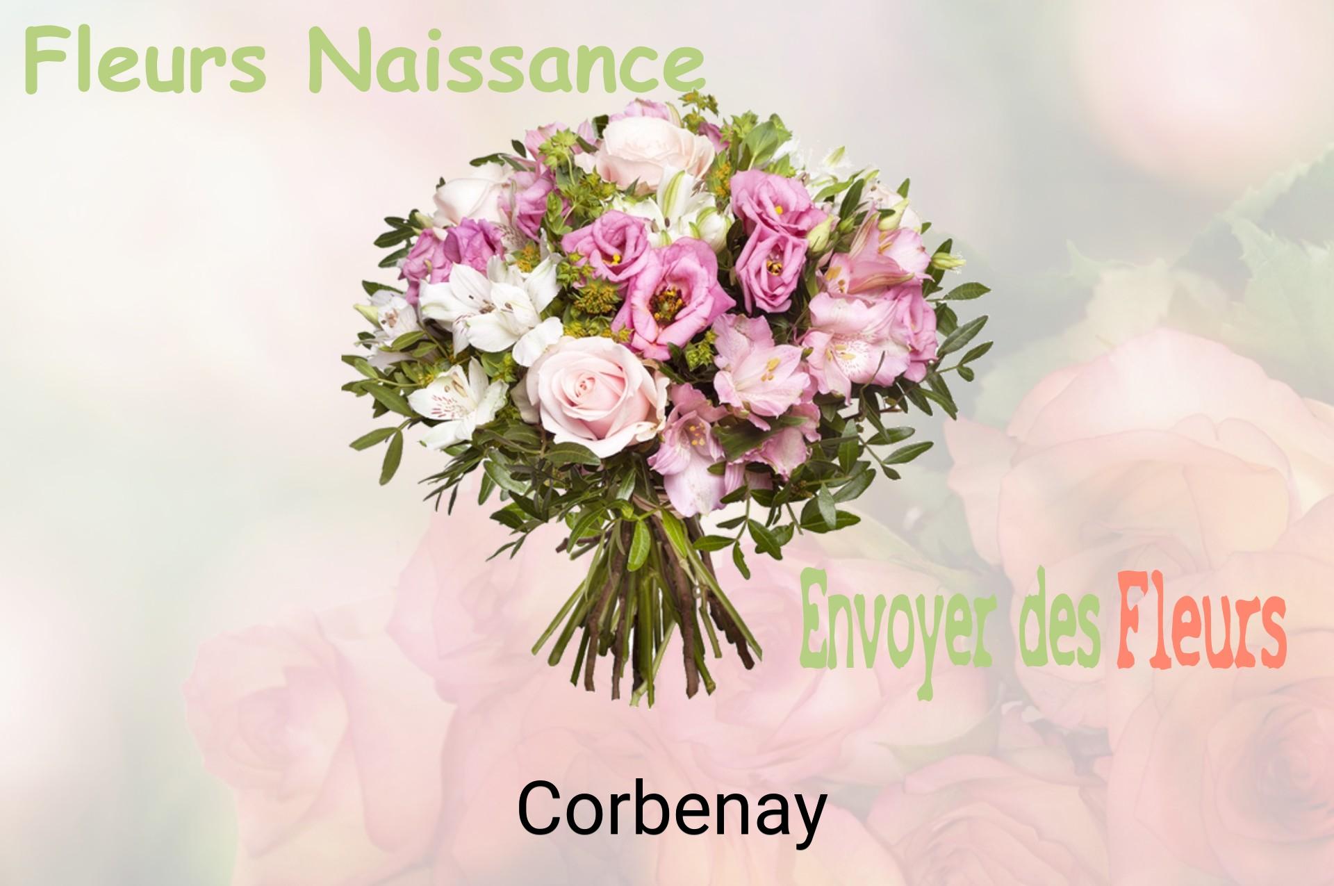 Bouquet de fleurs de naissance livré à Corbenay